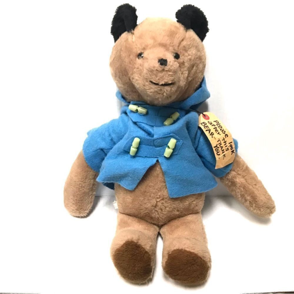 Vintage 1975 Paddington‎ Bear darkest Peru to London England Eden Toys 18’’plush